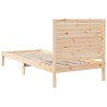 Cadre de lit extra long sans matelas 100x210 cm bois massif 
