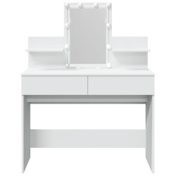 Coiffeuse avec LED blanc 100x40x130 cm 
