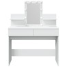 Coiffeuse avec LED blanc 100x40x130 cm 