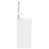 Coiffeuse avec LED blanc 100x40x130 cm 