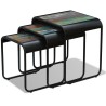 Tables gigognes 3 pcs Bois de récupération massif 