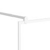 Paroi de douche 115x195 cm ESG Verre Blanc 