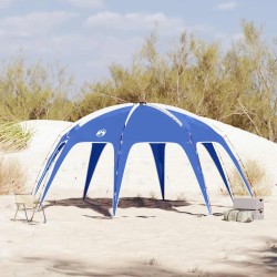 Tente de fête bleu azuré imperméable 