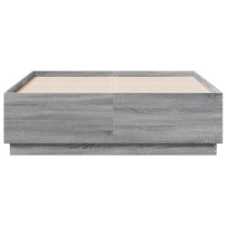 Cadre de lit sans matelas sonoma gris 140x190 cm 