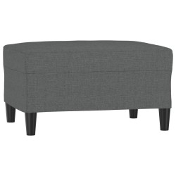 Repose-pied Gris foncé 70x55x41 cm Tissu 