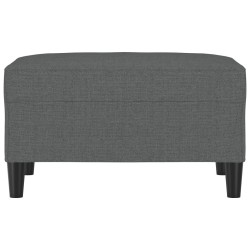 Repose-pied Gris foncé 70x55x41 cm Tissu 