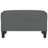 Repose-pied Gris foncé 70x55x41 cm Tissu 