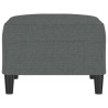 Repose-pied Gris foncé 70x55x41 cm Tissu 
