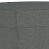 Repose-pied Gris foncé 70x55x41 cm Tissu 