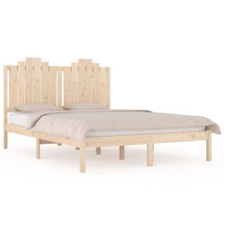 Cadre de lit Bois de pin massif 140x200 cm 