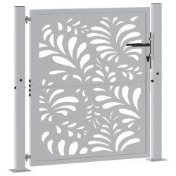Porte jardin acier résistant aux intempéries conception vague 