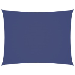 Voile de parasol Tissu Oxford rectangulaire 4x6 m Bleu 