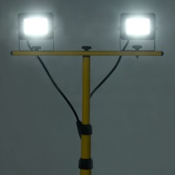 Projecteur à LED avec trépied 2x20 W Blanc froid  