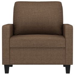 Fauteuil Marron 60 cm Tissu 