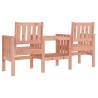 Banc de jardin avec table 2 places bois massif de douglas 