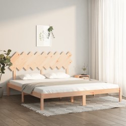 Cadre de lit sans matelas 180x200 cm bois massif 