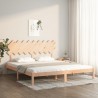 Cadre de lit sans matelas 180x200 cm bois massif 