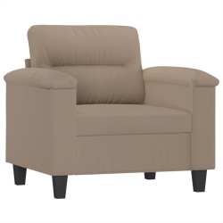 Chaise de canapé Taupe 60 cm Tissu microfibre 