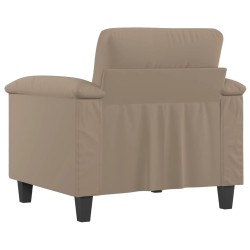 Chaise de canapé Taupe 60 cm Tissu microfibre 