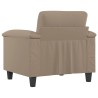 Chaise de canapé Taupe 60 cm Tissu microfibre 