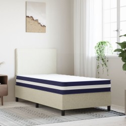 Matelas à ressorts ensachés dureté moyenne 70x200 cm 