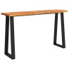 Table console à live edge 140x40x80 cm bois d'acacia solide 