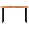 Table console à live edge 140x40x80 cm bois d'acacia solide 