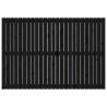 Tête de lit murale Noir 159,5x3x110 cm Bois massif de pin 