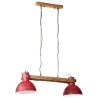 Lampe suspendue 25 W rouge délavé 85x28x109 cm E27 