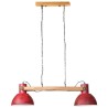 Lampe suspendue 25 W rouge délavé 85x28x109 cm E27 