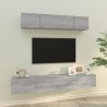 Ensemble de meubles TV 4 pcs Sonoma gris Bois d'ingénierie 