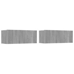 Ensemble de meubles TV 4 pcs Sonoma gris Bois d'ingénierie 