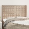 Tête de lit avec oreilles Cappuccino 147x23x118/128 cm 