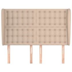 Tête de lit avec oreilles Cappuccino 147x23x118/128 cm 