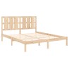 Cadre de lit sans matelas 150x200 cm bois massif 