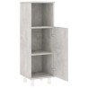 Armoire de salle de bain Gris béton 30x30x95 cm Bois ingénierie 