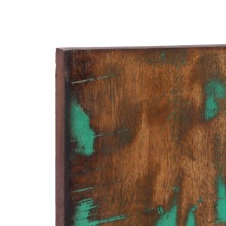 Tête de lit multicolore 120 cm bois massif récupération 