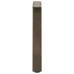 Pieds de table basse en forme de A, 2 pièces, 50 x (42-43) cm, acier 