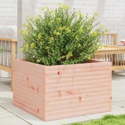 Jardinière 70x70x46 cm bois massif de douglas 