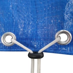 Couvertures de piscine 2 pcs PE Rectangulaire 90 g/m² 540x270cm 