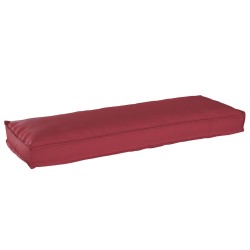 Coussins de Palette pour Banc 2 pcs Rouge Vin 120x40x8 cm Tissu Oxford 