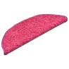 Tapis d'escalier 30 pcs rose 56x17x3 cm 