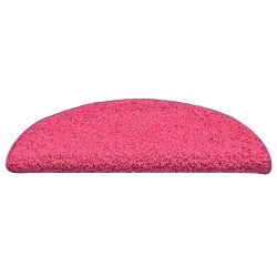 Tapis d'escalier 30 pcs rose 56x17x3 cm 