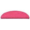 Tapis d'escalier 30 pcs rose 56x17x3 cm 