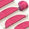 Tapis d'escalier 30 pcs rose 56x17x3 cm 