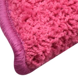 Tapis d'escalier 30 pcs rose 56x17x3 cm 