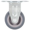 12 pcs Roulettes fixes 50 mm 