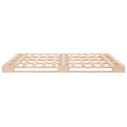 Lit de palette 140x190 cm bois de pin massif 