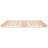 Lit de palette 140x190 cm bois de pin massif 