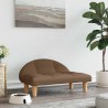 Lit pour chien marron 70x52x30 cm tissu 